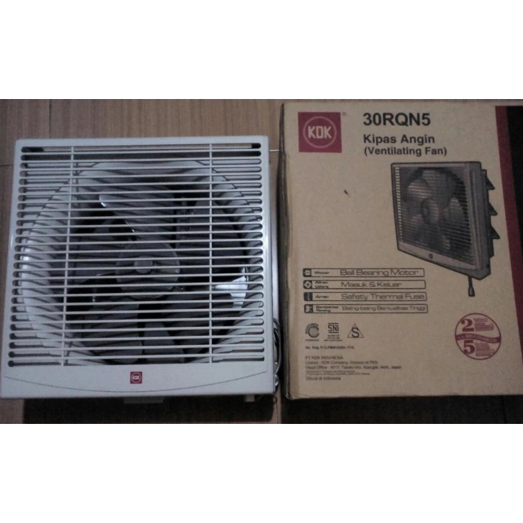 KDK 30RQN5 Wall Exhaust Fan Dinding / Heksos 12 Inch