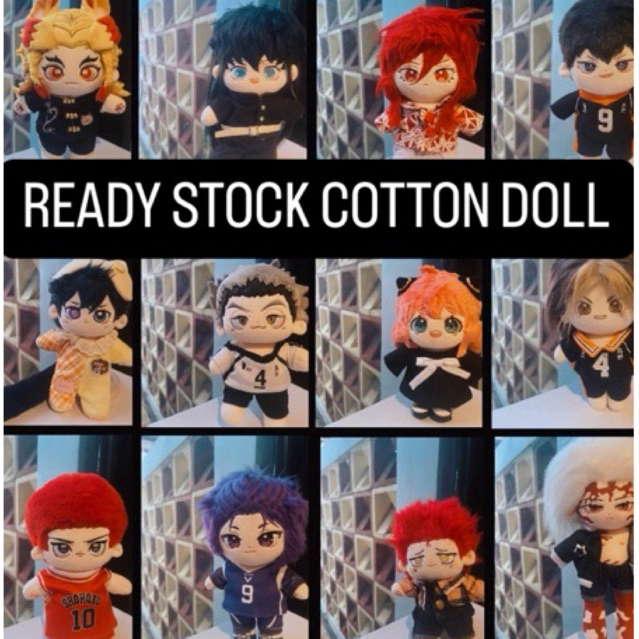 [READY STOCK] COTTON DOLL ITADOLL FANMERCH ANIME