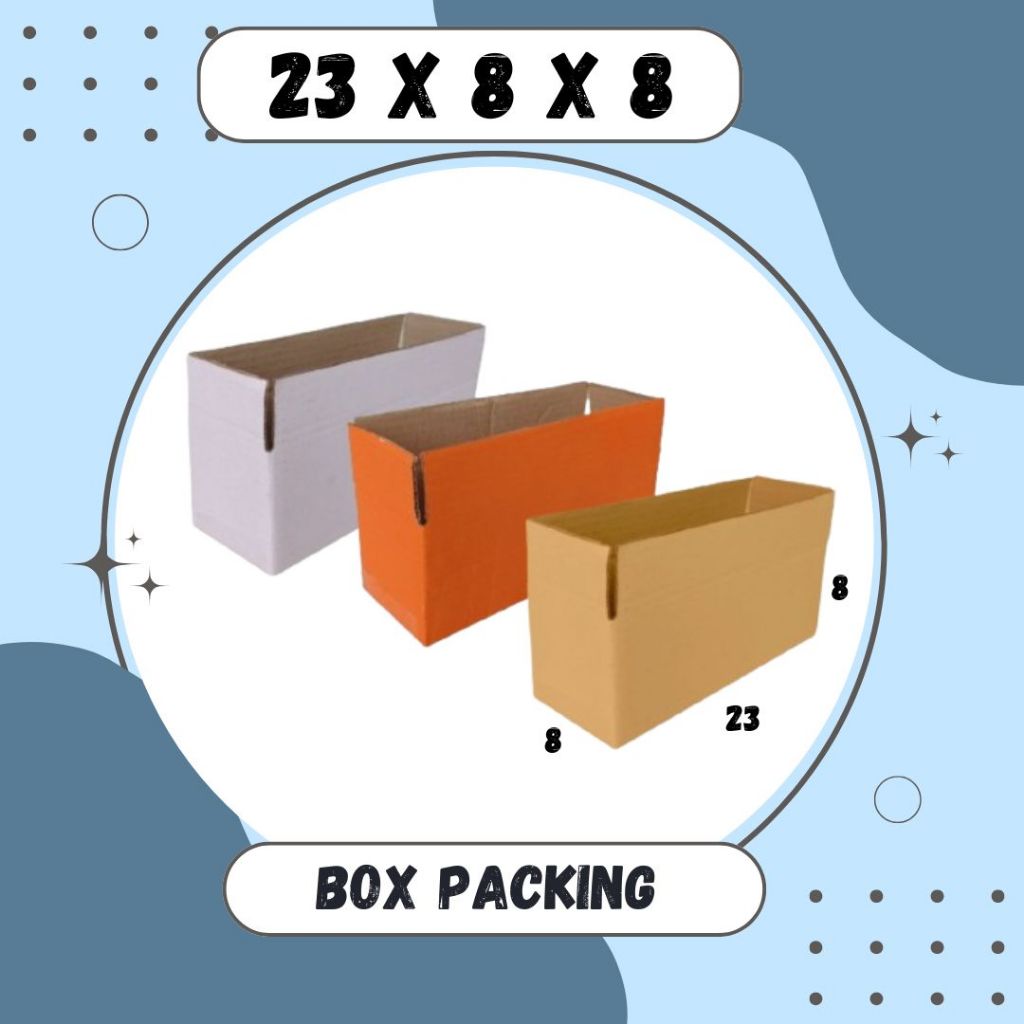

Karton 23x8x8 Kardus A1 Packing Dus Kotak Kemasan Box Aksesoris Souvenir Sparepart Obat Madu