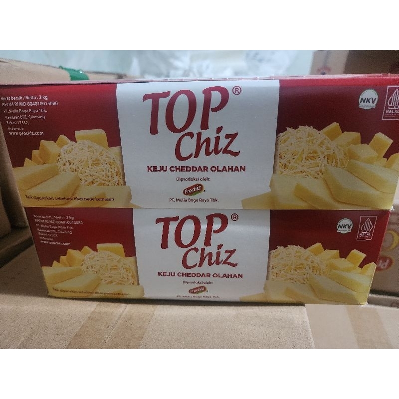 

Keju TopChiz cheedar 2kg