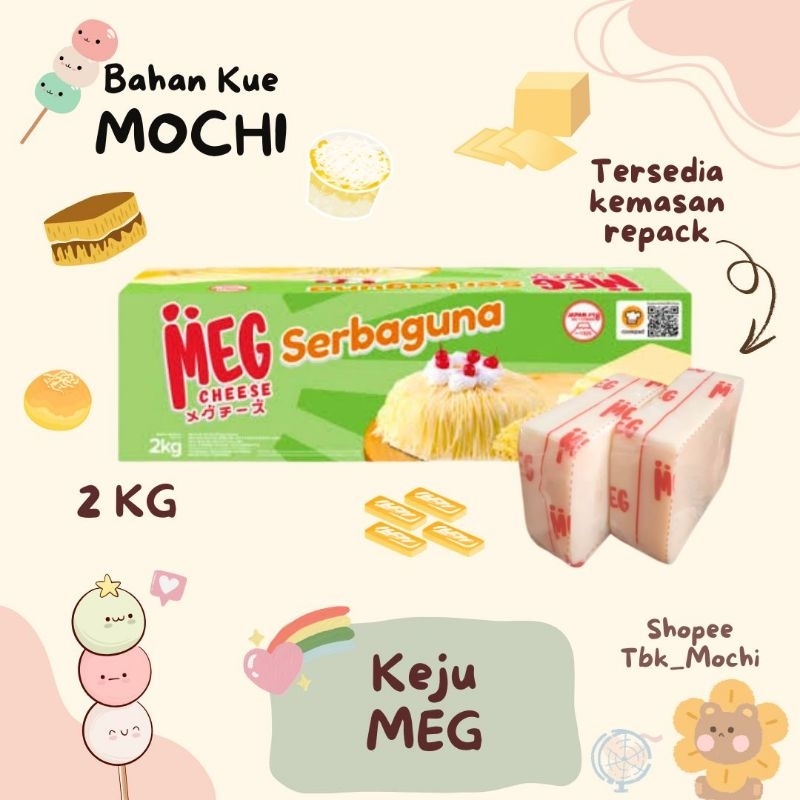 

MEG Keju Serbaguna 2 KG / MEG Cheese