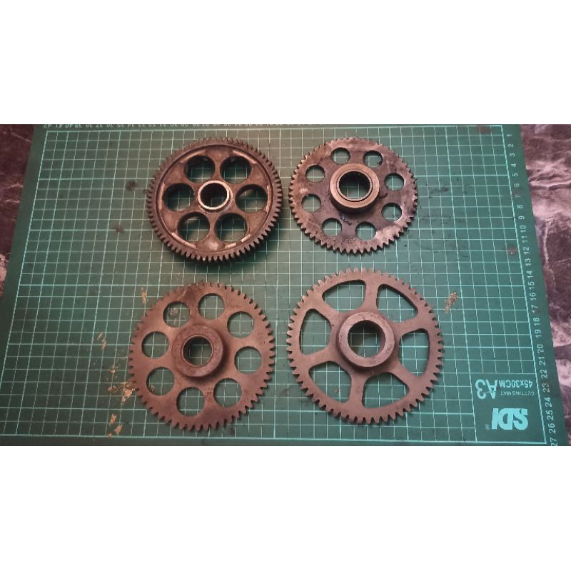 gear besar bahan kerekan kincir layangan