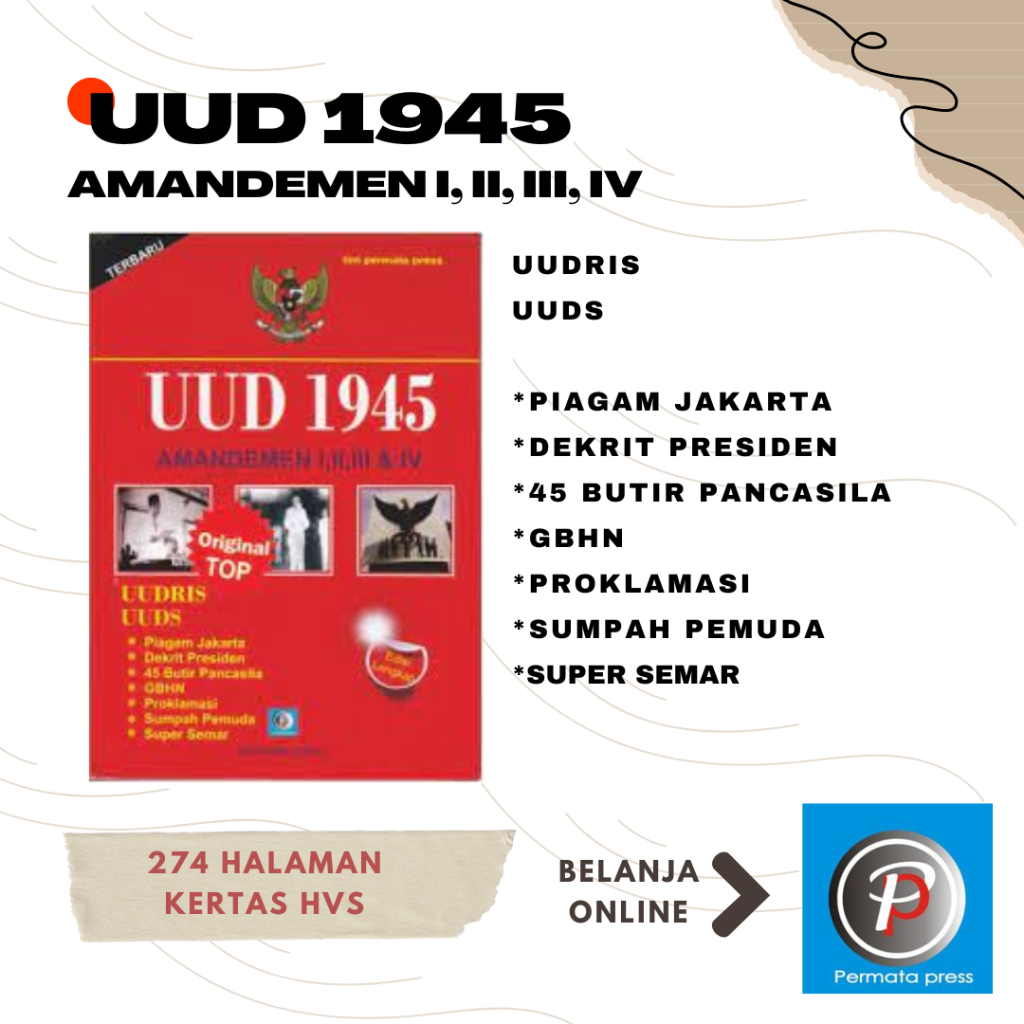 UUD 1945 & RIS - PERMATA PRESS