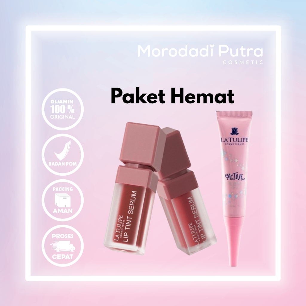 PAKET HEMAT La Tulipe BB Cream + Lip Tint Serum (BACA DESKRIPSI)