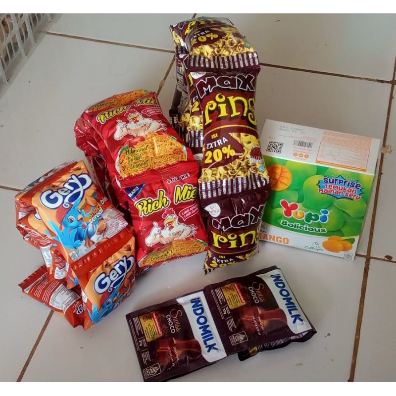 

paket bundling minuman dan snack