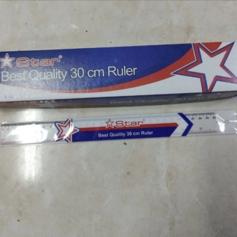 

Penggaris Plastik Star 30 CM (1pcs)