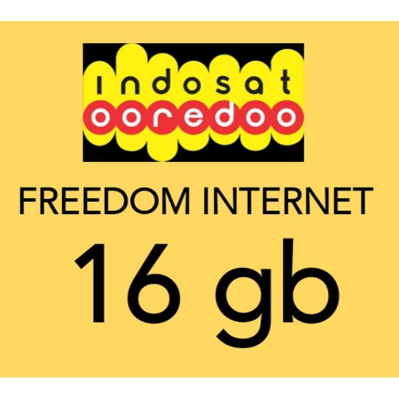 Paket Data / Kuota Indosat freedom Internet Full 30 Hari