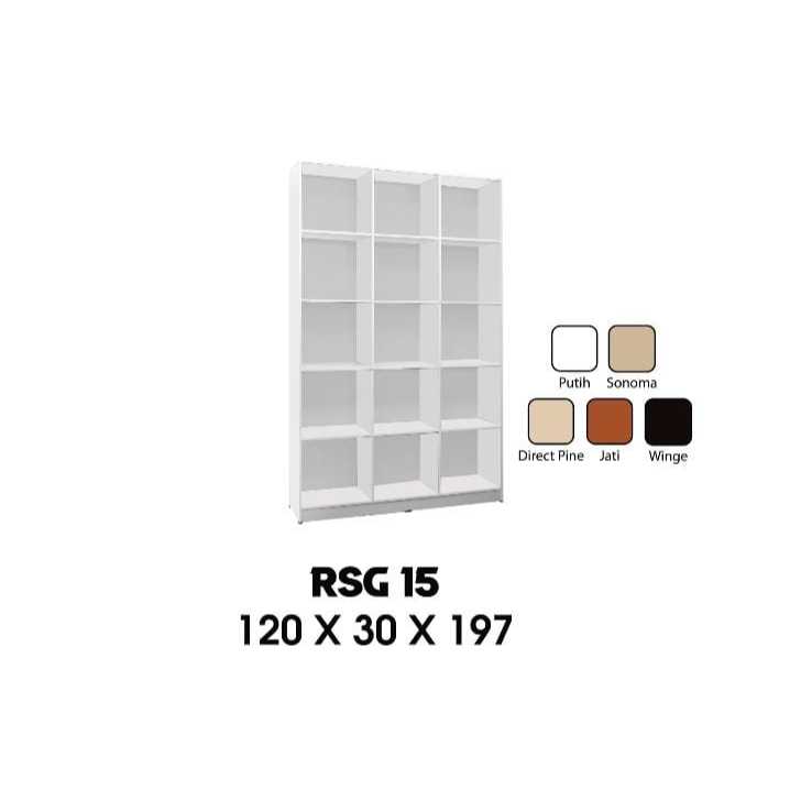 Rak loundry /RSG 15/Rak Serbaguna / Rak Multifungsi / Rak Buku / Rak Display / Rak Helm - RSG 15- SE