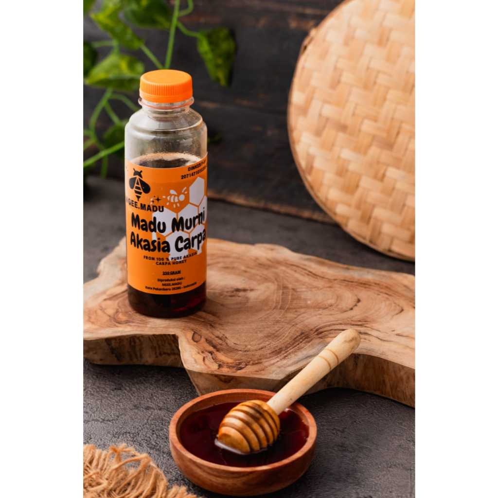 

Madu Asli Murni 100% Tanpa Campuran Glukosa & Fruktosa Berat 250gr | Akasia Carpa