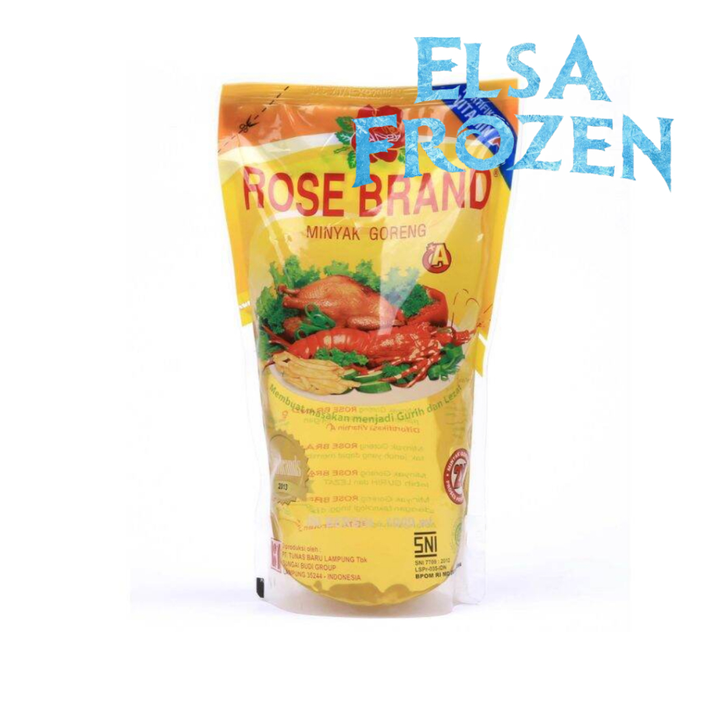 

ROSE BRAND MINYAK GORENG REFFIL 1 LITER