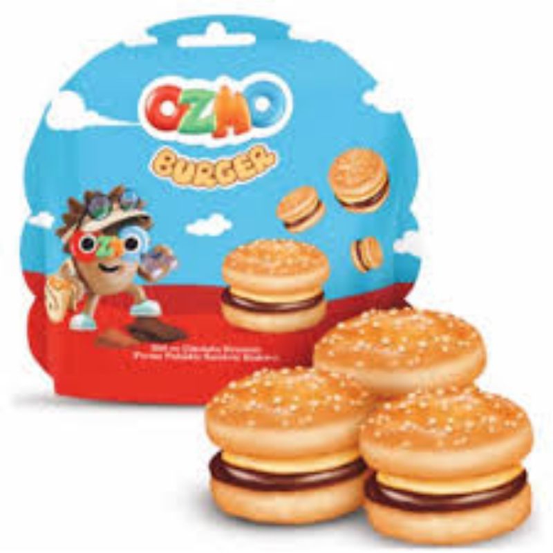 

THG - OZMO Burger Sandwich Biscuit Biskuit coklat Impor Snack Oleh-Oleh Turki Turkey Murah Ulker