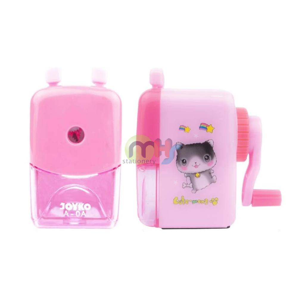 

Sharpener Serutan Rautan Pensil Meja Putar Karakter Joyko A-0A 1 Pcs Peralatan Sekolah Stationery