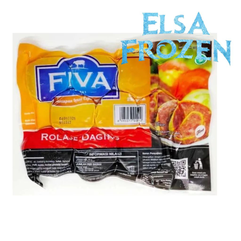 

FIVA ROLADE SAPI COIN 250GR / DAGING SAPI GULUNG COIN