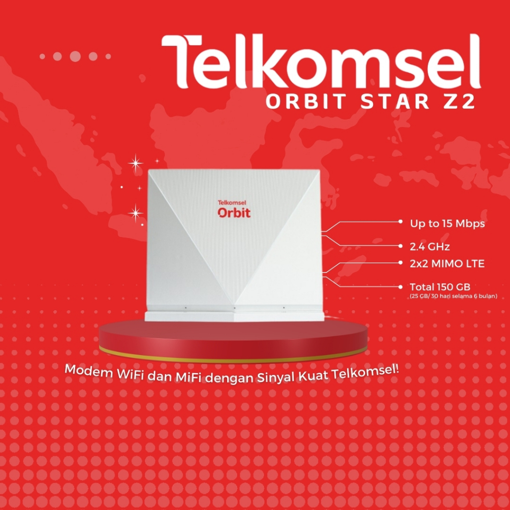 Telkomsel Orbit Star Z2 Modem Wifi