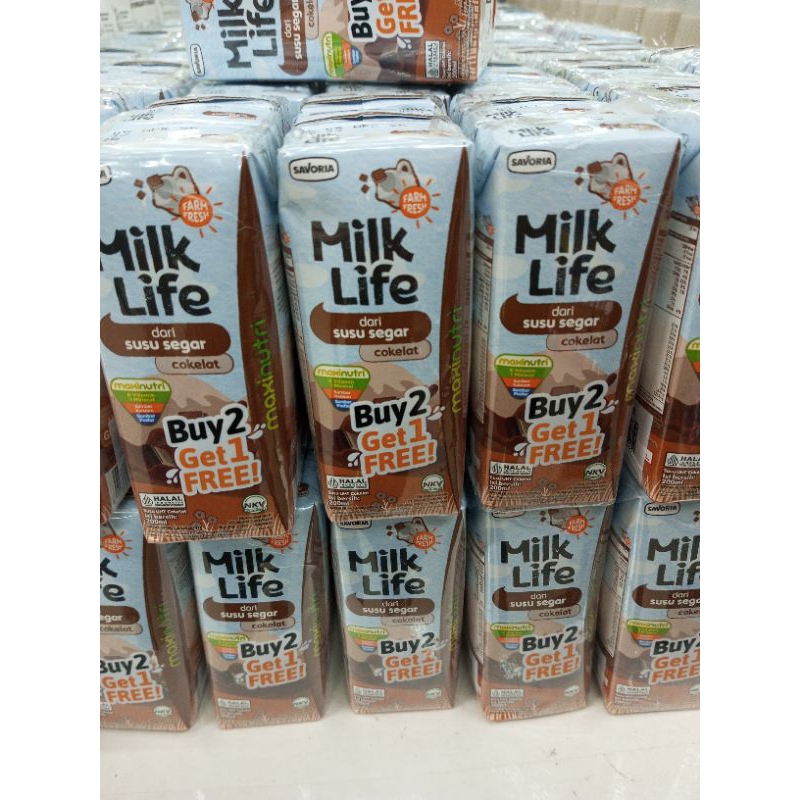 

susu milk life coklat 200ml 3pcs