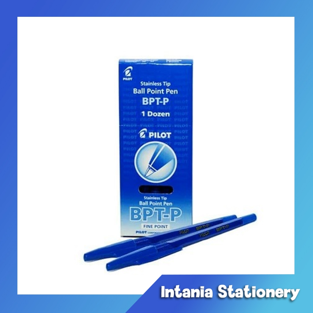 

PILOT - BPTP Pulpen Pena Ballpoint Pilot Warna Biru - 12 Pcs