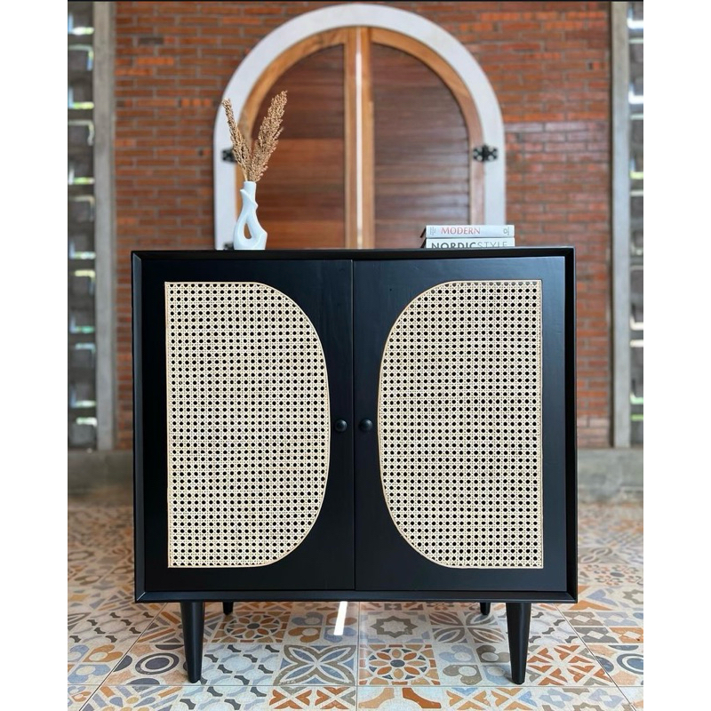 Buffet kayu jati/ Buffet kayu rotan/ Buffet minimalis/ Buffet retro/ Credenza retro