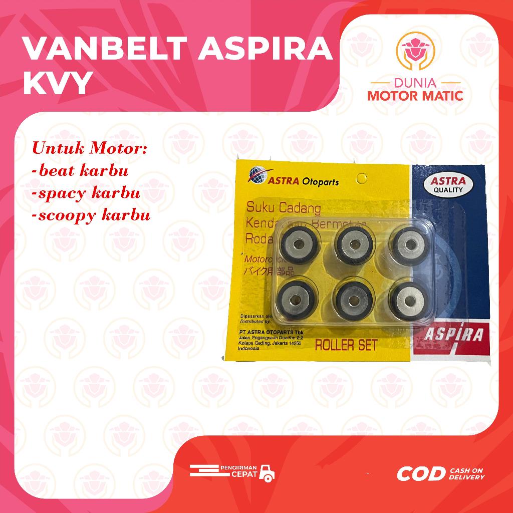 Vanbelt Paket / V-belt/ sabuk Aspira kvy honda beat karbu spacy karbu scoopy karbu