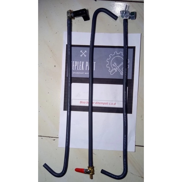 NO 2/Selang Bensin Panjang 50cm/Selang Bensin Motor Karisma Vario Beat Karbu Supra Mio Sporty