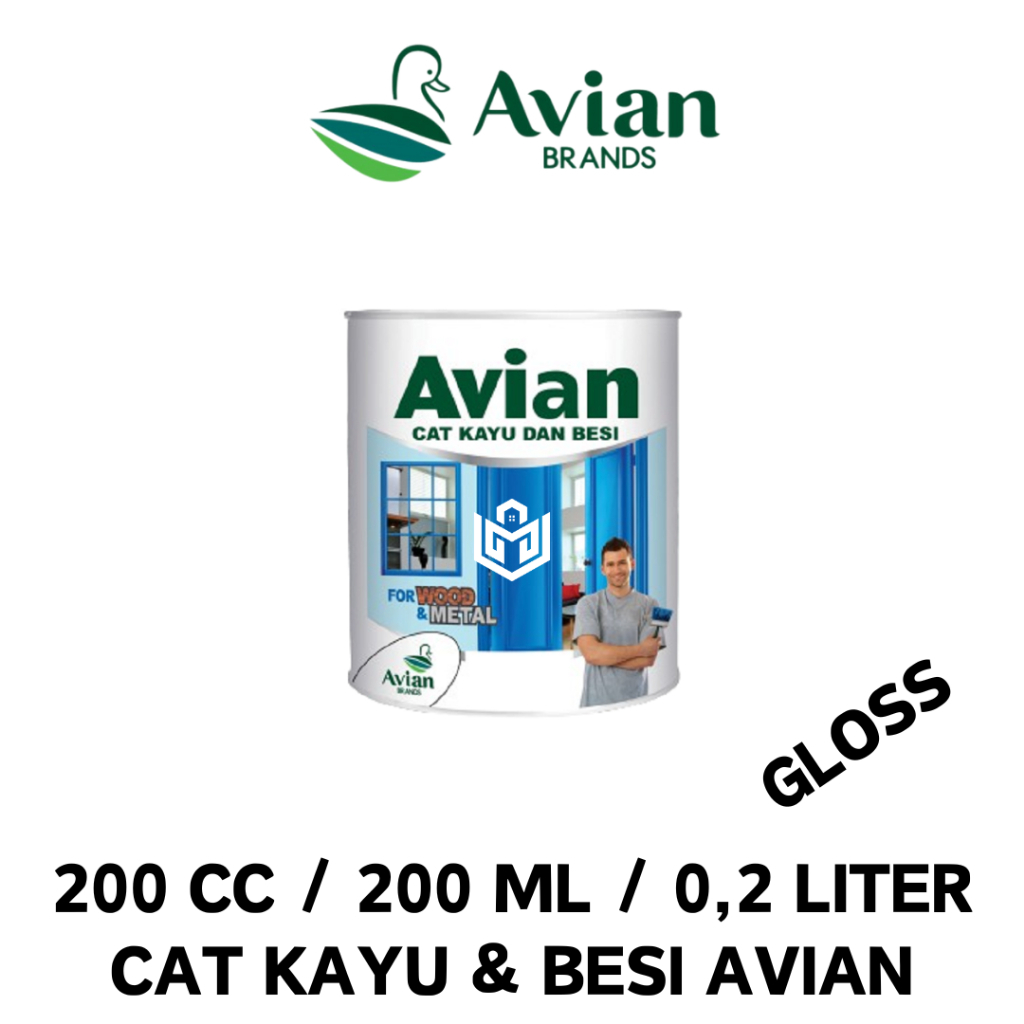 Cat Kayu dan Besi Avian Gloss Mengkilap 200 Cc / AVIAN BRANDS