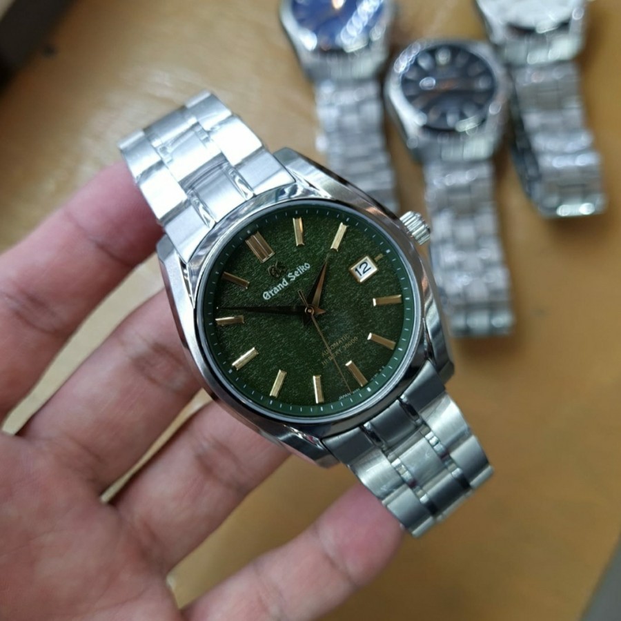 Jam Tangan Pria Grand Seiko Hi Beat All Stainless Automatic Fullbox Ori