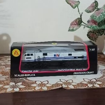 miniatur kereta api indonesia lokomotif CC203 WNB skala 87 buatan agung craft