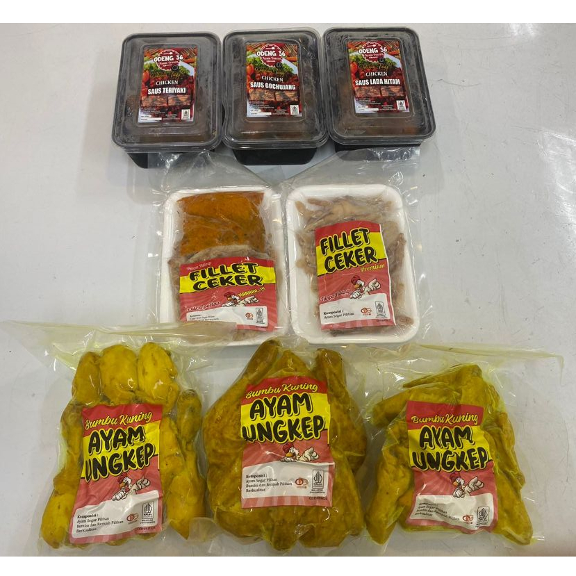 

AYAM UNGKEP & CEKER FILLET ODENG 36 ALL VARIAN