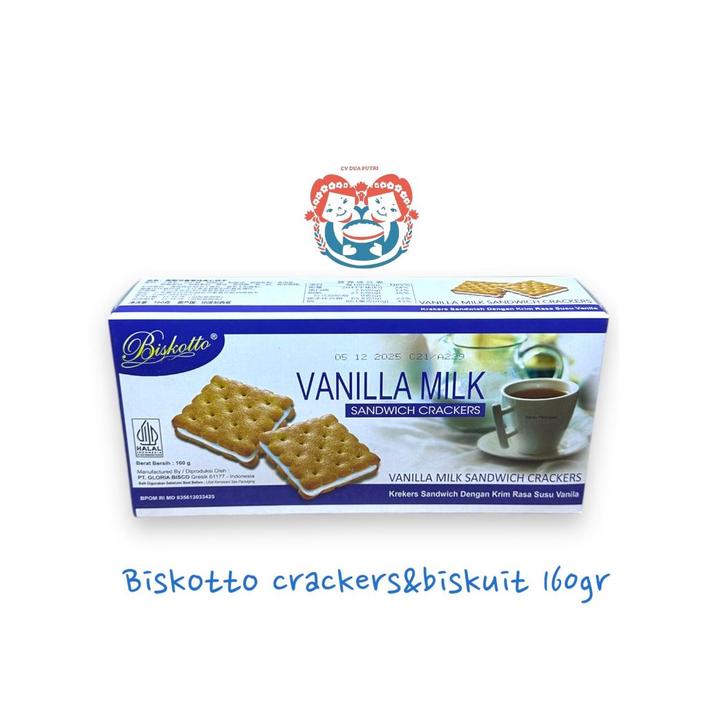 Yummy Mamii Biskitop Biskotto Potato Crispy Biskuit / Biskotto Cream Sandwich/Kue Hampers / Kue