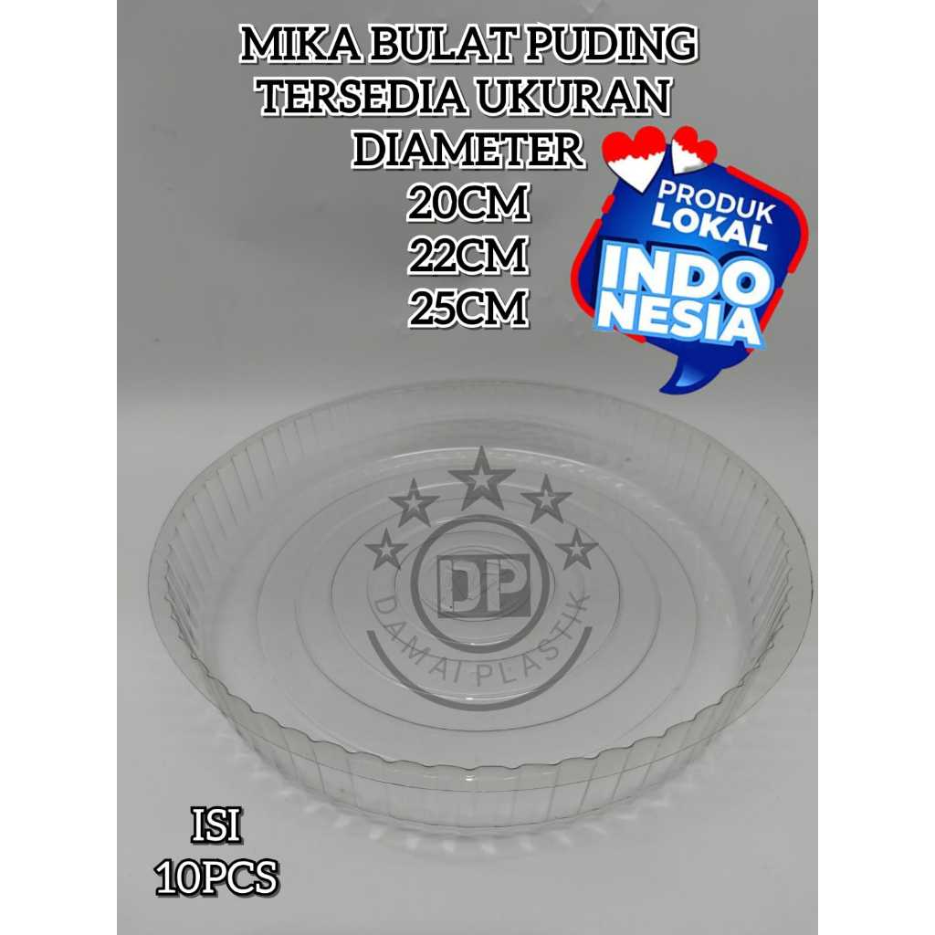 Mika Alas Puding Pudding Bulat 25cm Mika Tatakan Puding