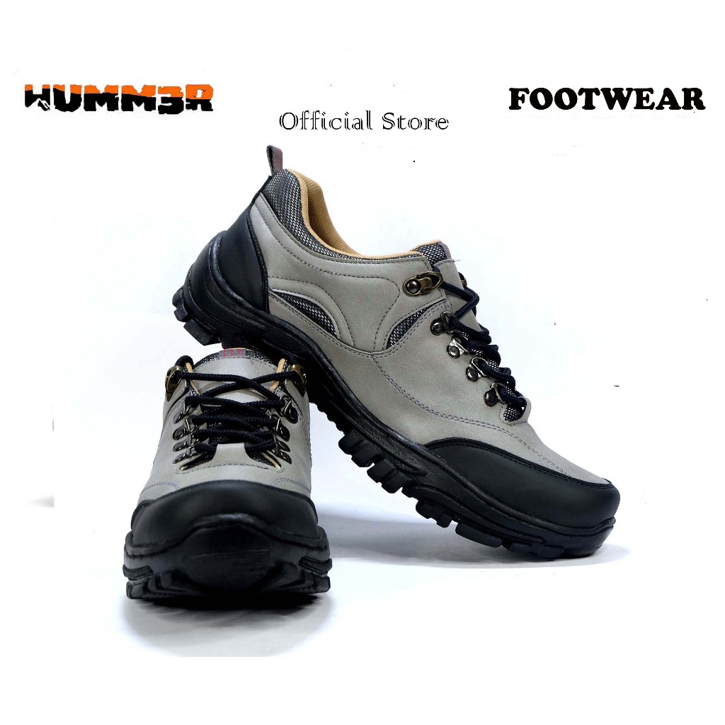 HUMM3R Wagon grey - Sepatu Boots Tracking Jumbo Pria