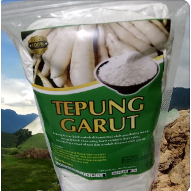 

Tepung Garut,Pati angkrik,Urut/Untuk atasi ganguan lambung & maag isi 500 gram