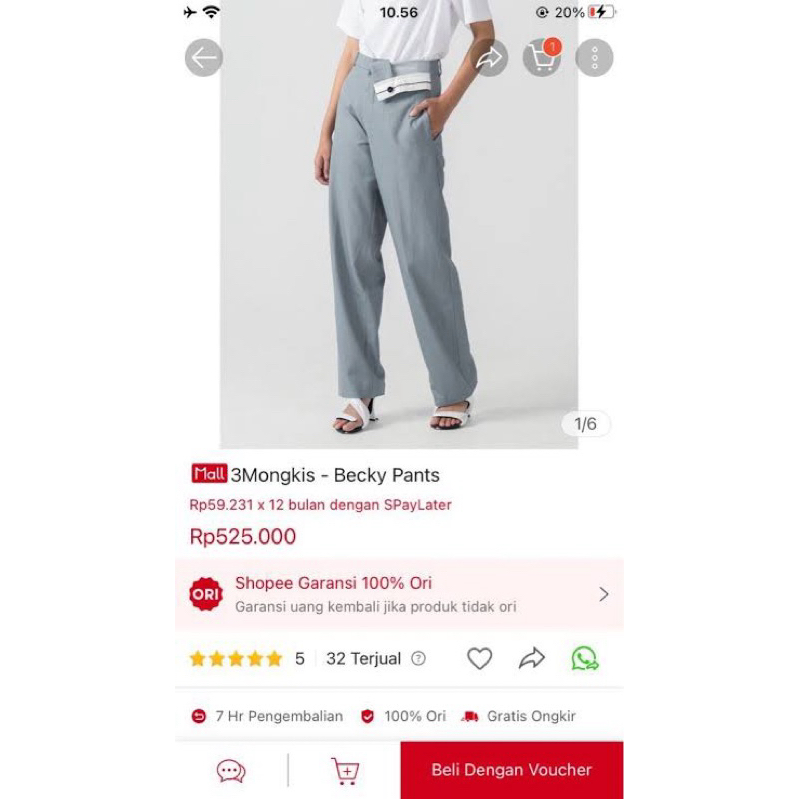 preloved 3mongkis pants