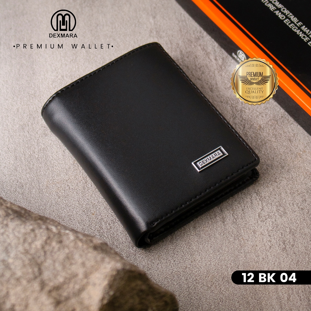 TERLARIS DEXMARA DOMPET LIPAT PRIA PREMIUM ORIGINAL BRANDED RESLETING DALAM BAHAN KULIT SINTETIS PVC