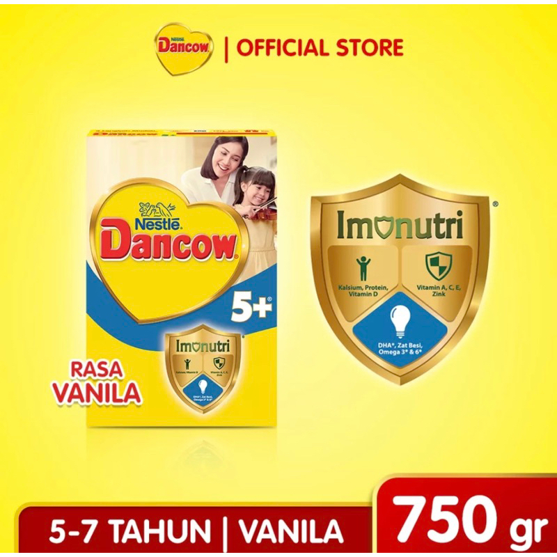 

nestle dancow 5+ rasa vanila 750gr