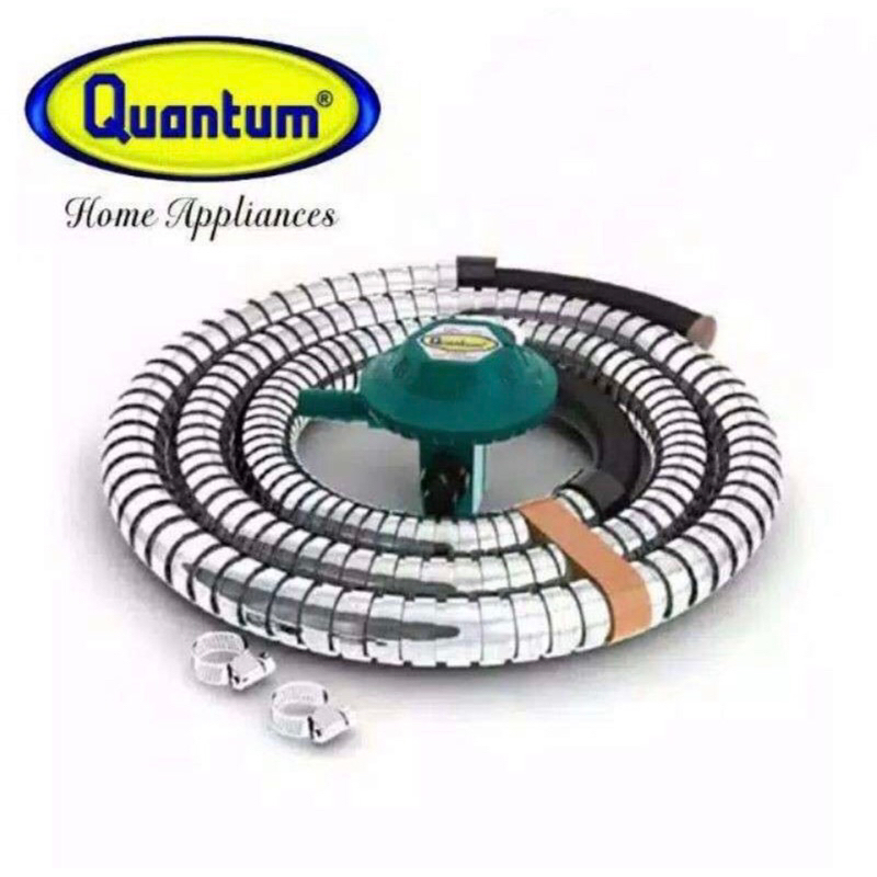 Selang Gas Paket Regulator Quantum QRL 032 Original