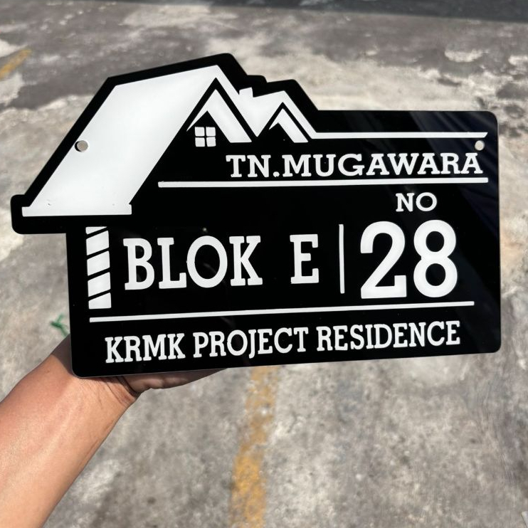NOMER RUMAH NOMOR RUMAH AKRILIK CUSTOM