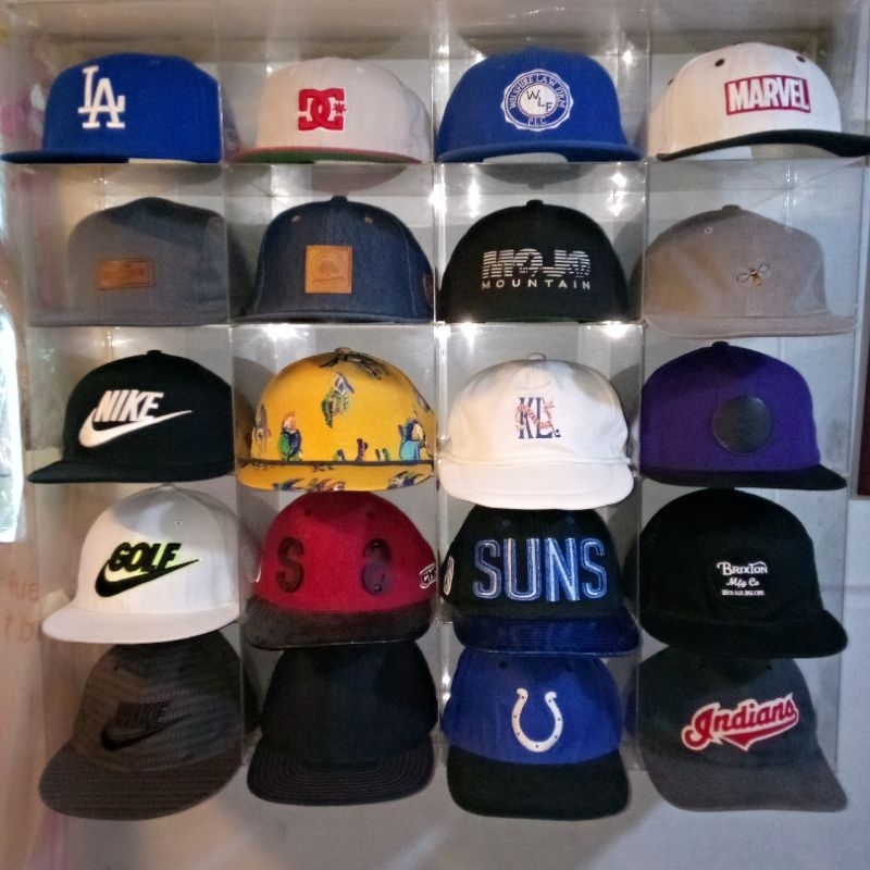 topi snapback second/topi pria/topi bekas/topi thrift/topi import