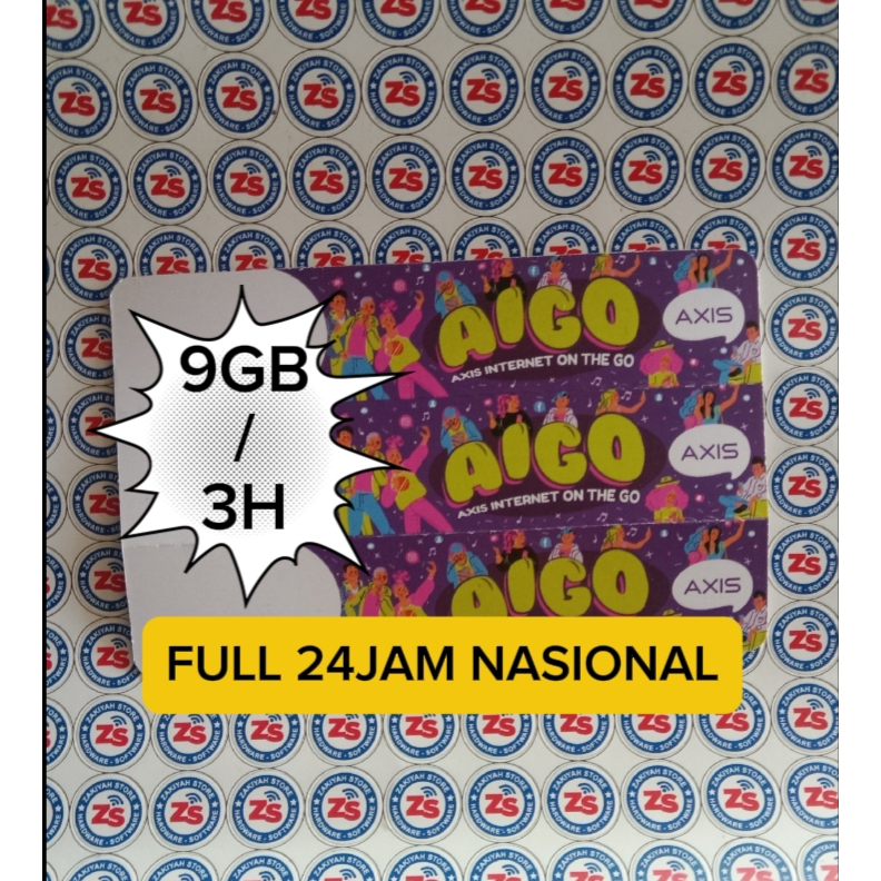 Voucher Axis 9Gb 3 hari