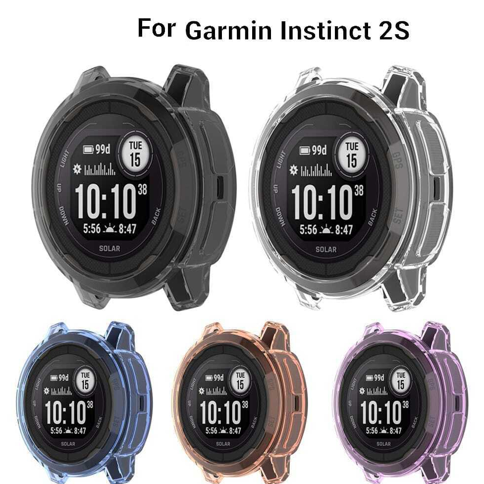 BUMPER CASE GARMIN INSTINCT 2S SMARTWATCH TPU - PELINDUNG GARMIN INSTINCT 2S