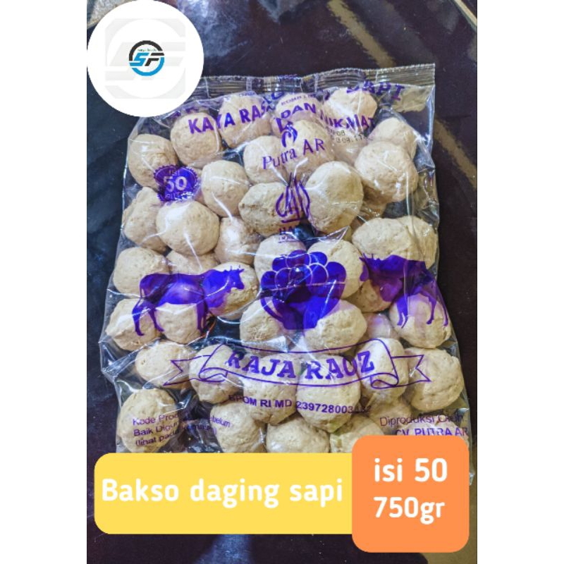 

RAJA RAOZ Bakso daging sapi isi 50 750gr