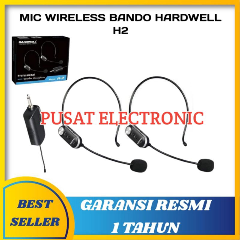 Mic Wireless Bando Hardwell H2 Original