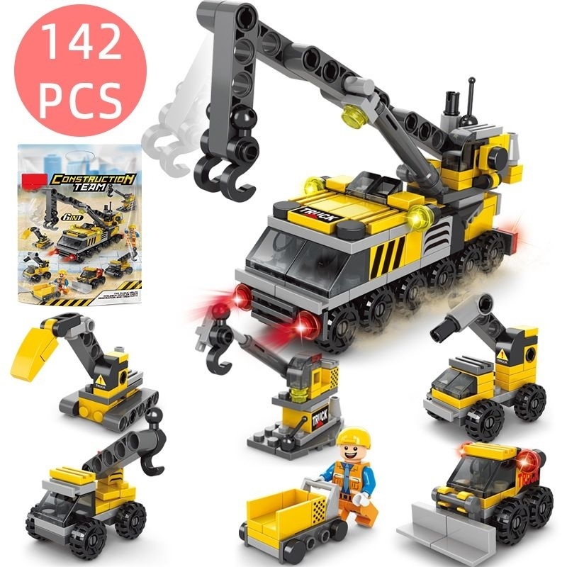 Mainan Anak Lego 6in1 Building Blocks Mainan Edukasi Murah Aneka Bentuk