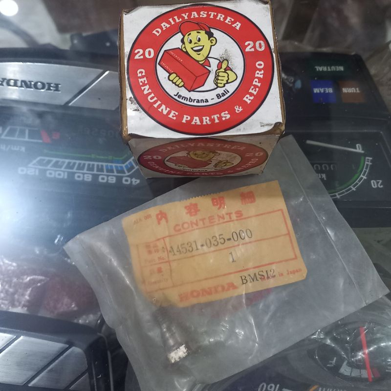 BAUT PIVOT ROLL RANTAI KAMRAT KETENG TENSIONER HONDA ASTREA PRIMA GRAND SUPRA X 100 ORIGINAL 14531-0