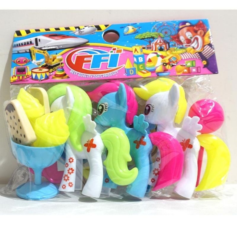 Mainan Ice Cream + Kuda Little Pony  FI-556
