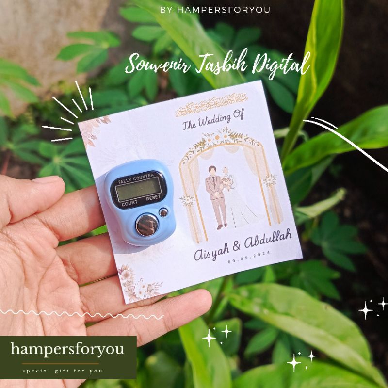 Souvenir Tasbih Digital| Souvenir Pernikahan| Souvenir Pengajian| Free Design