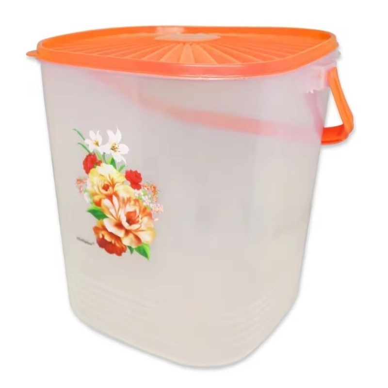 paket 4 pcs - TOPLES SEGI BENING BUAH 10 LITER + GAGANG TOPLES KERUPUK PLASTIK