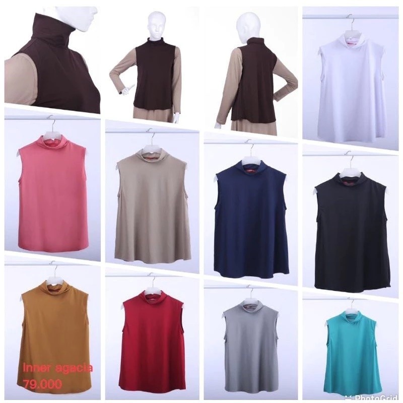 ZOYA Baju Atasan Daleman INNER AGACIA TANPA LENGAN