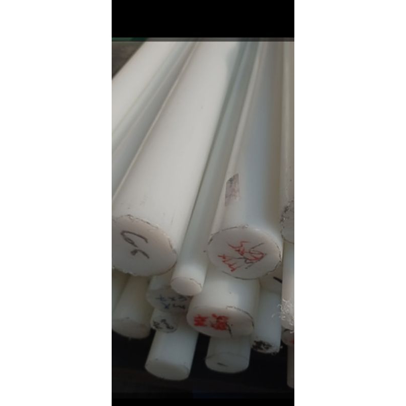 Nylon PE putih batangan 45mm x 25cm AS PE BATANGAN