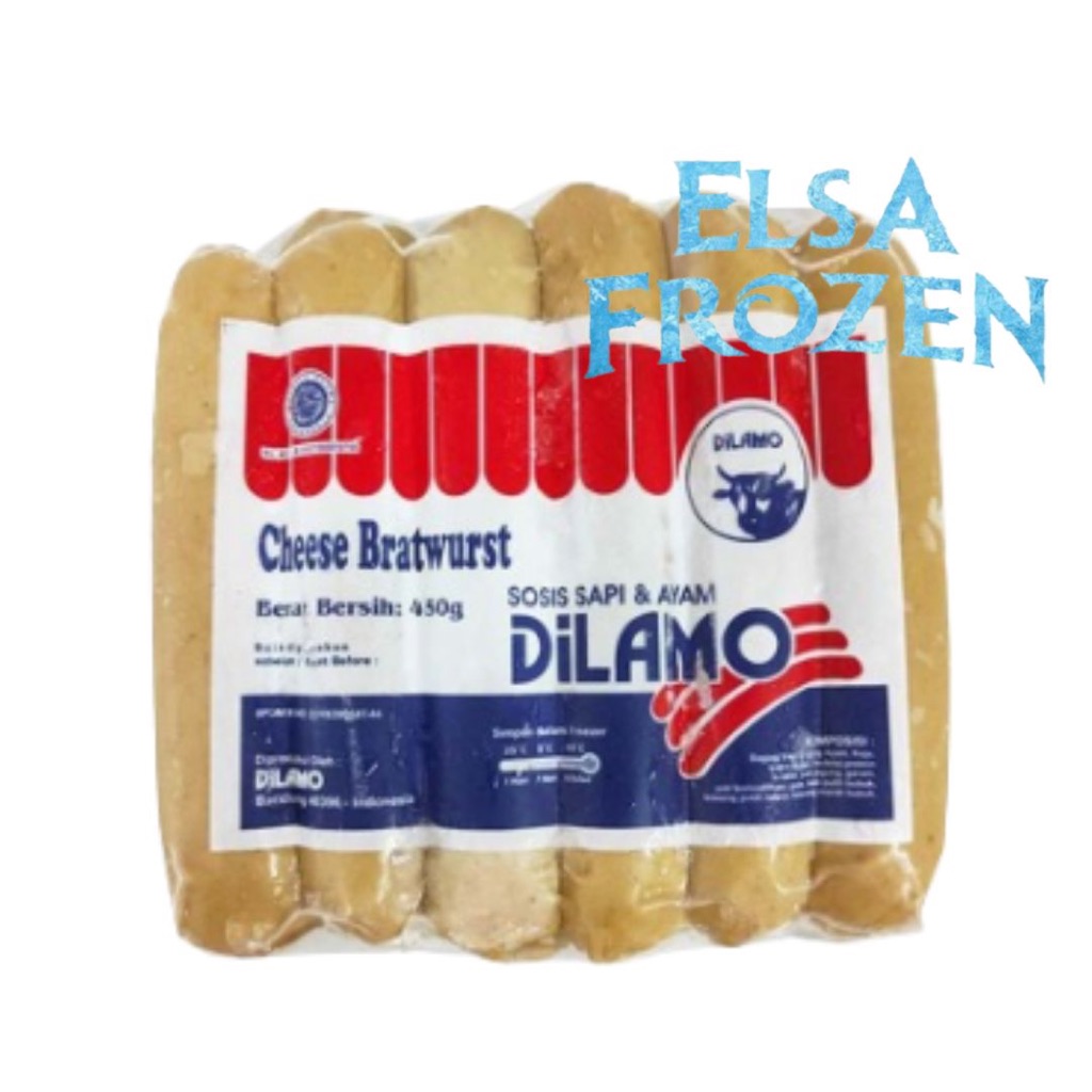 

DILAMO CHEESE BRATWURST 900GR SOSIS SAPI DAN AYAM RASA KEJU