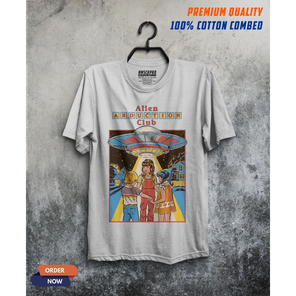 kaos distro aliens baju premium cotton childreen
